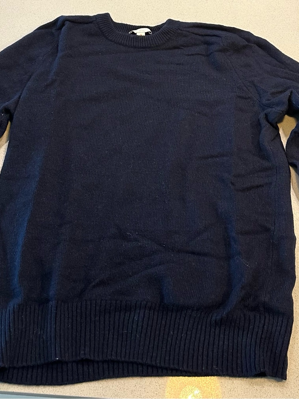 GAP Men's Navy Crewneck Sweater - Solid Navy